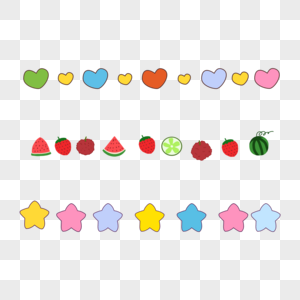 卡通分割线图片素材