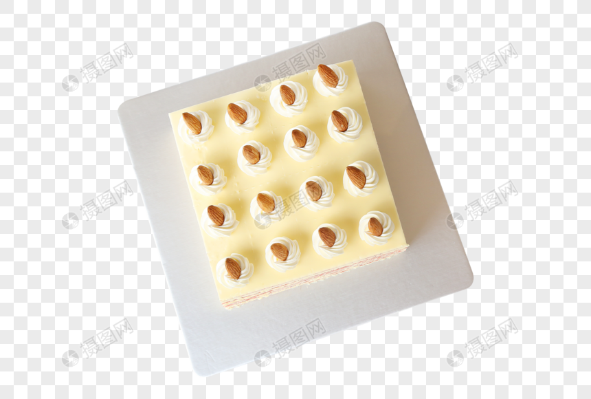 杏仁生日蛋糕图片