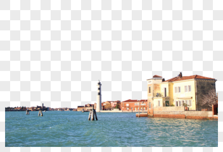意大利威尼斯穆拉诺岛灯塔图片