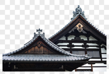 京都金阁寺传统日式建筑图片