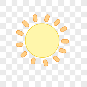 扁平化太阳图片