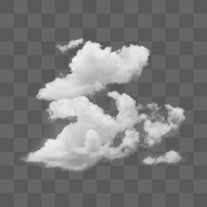 白云天空云朵素材高清图片