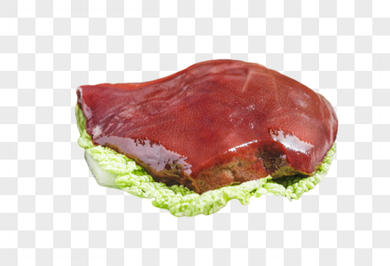 新鲜猪肝食物猪肝汤高清图片