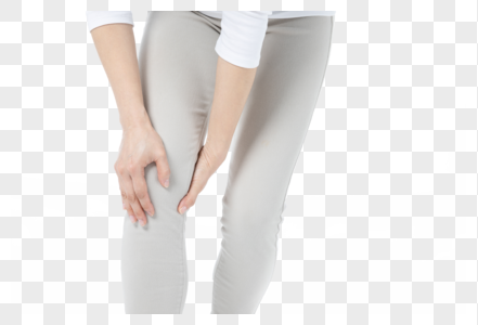 女性膝盖疼图片