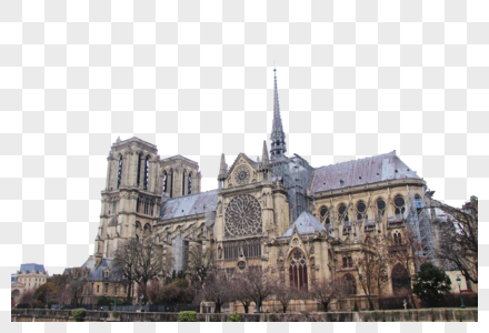 巴黎圣母院建筑群图片