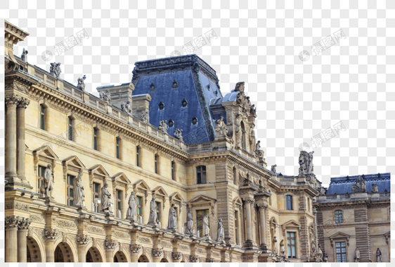 法国巴黎卢浮宫外景图片