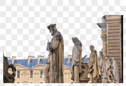 巴黎卢浮宫雕塑图片