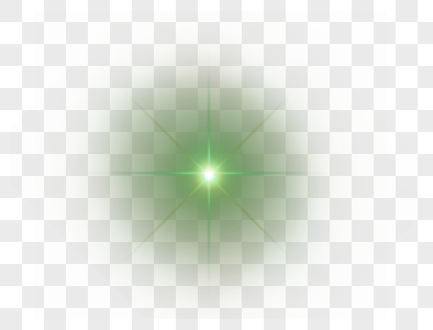 绿色放射光源效果图片