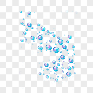 炫彩水珠气泡效果图片