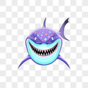 紫色鲨鱼图片