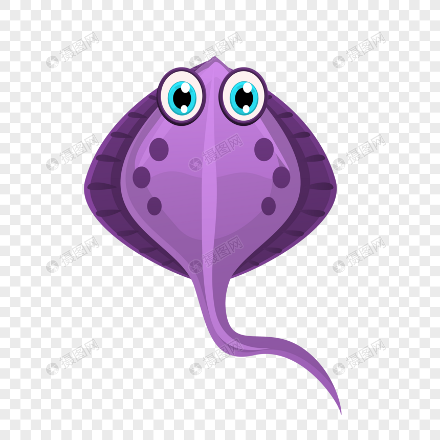紫色多宝鱼图片