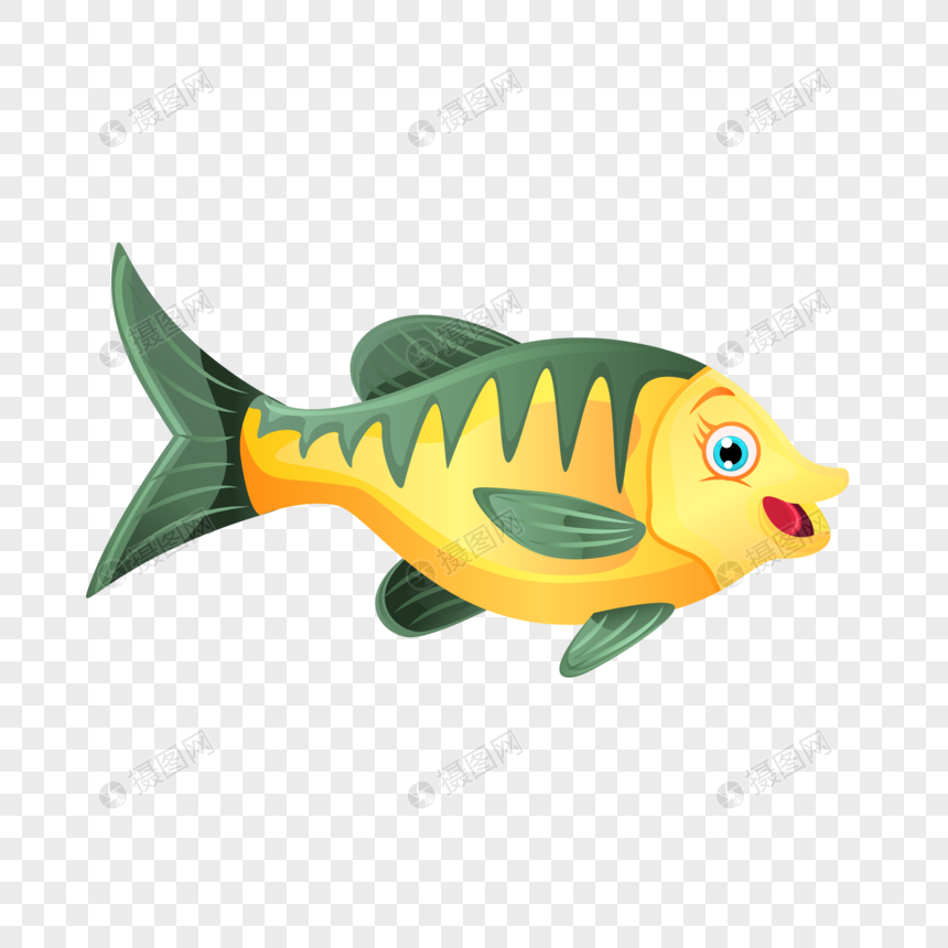 黄色小黄鱼图片