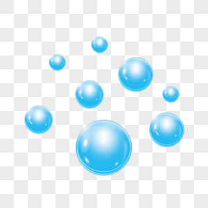 AI矢量图水泡露珠球类装饰元素高清图片