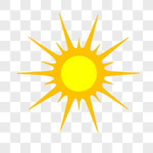 光芒四射的太阳图片