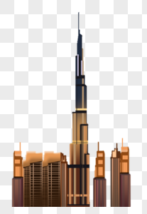 迪拜地标建筑哈利法塔图片