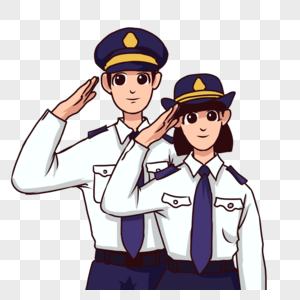 敬礼警察元素素材下载 正版素材 摄图网 敬礼警察元素素材下载 正版素材 摄图网