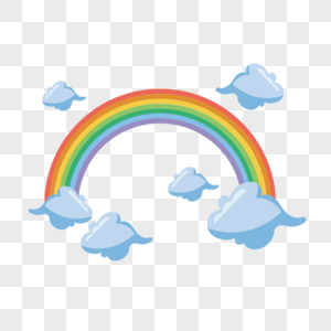 彩虹漫画素材图片_彩虹漫画素材图片大全_彩虹漫画素材背景图片