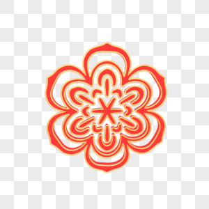 多层叠加红色元素