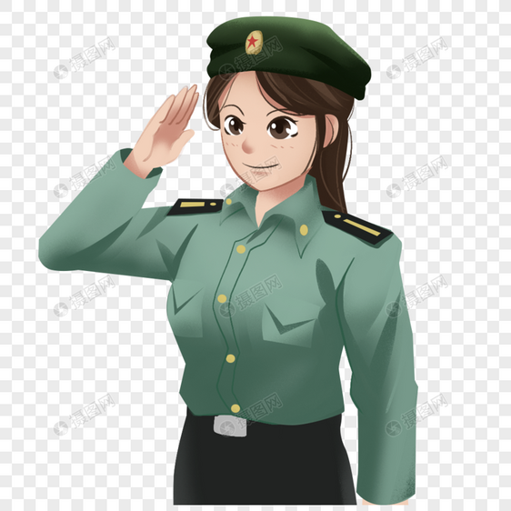 女兵图片