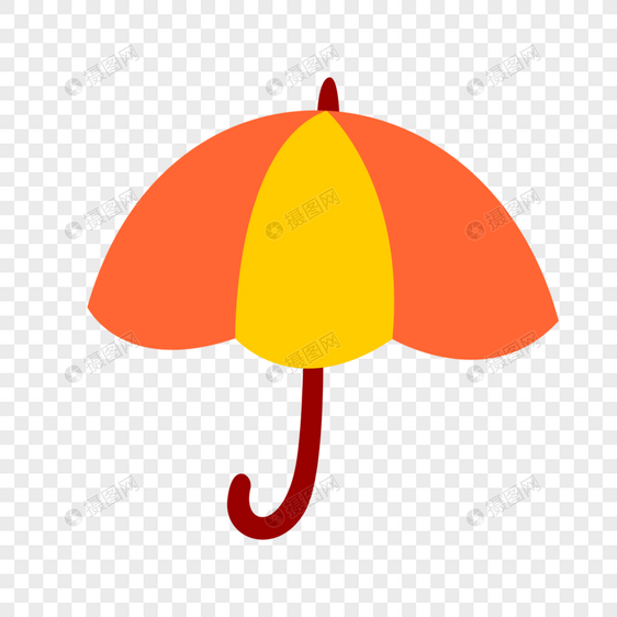 张开的雨伞图片
