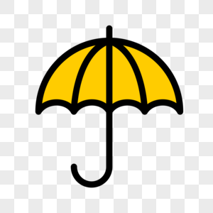 黄色的雨伞黄色太阳伞高清图片