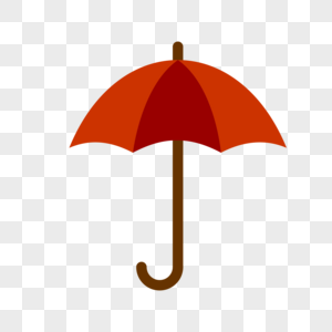 红色的雨伞图片