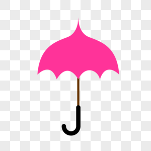 粉色的雨伞图片