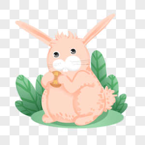中秋兔子月饼节图片