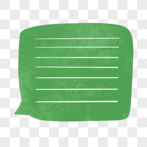 绿色简洁对话框图片