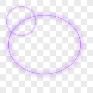 紫色圆环光效效果图片