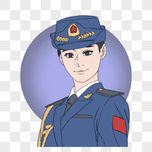 帅气的女警官图片