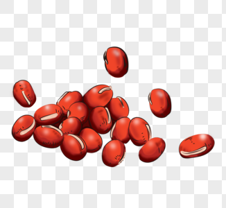 红豆天然植物高清图片