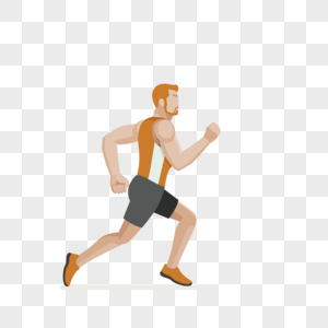 奋力奔跑的运动员图片