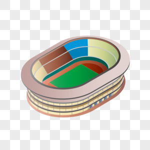 AI矢量图2.5D球场运动场元素图片