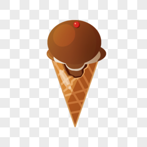 夏季甜筒卡通雪糕冰淇淋甜品图片