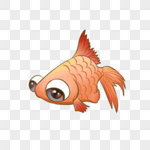 金鱼卡通元素