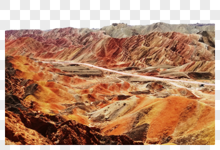 大西北张掖国家地质公园丹霞地貌图片