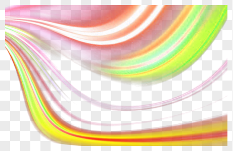彩色曲线旋转光束效果图片