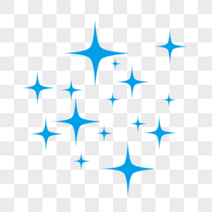 星星装饰蓝色底素材高清图片
