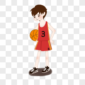 卡通篮球人物图片