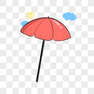 卡通遮阳伞图片