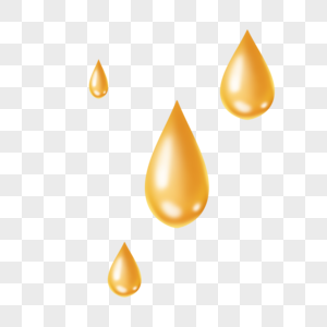 金黄色油滴水滴图片