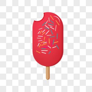 初夏雪糕冰淇淋甜品冰棍冰糕插画图片