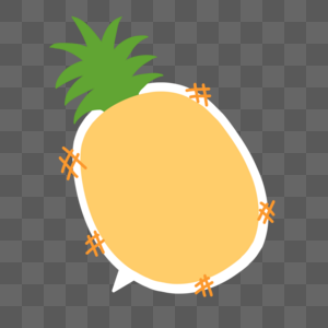菠萝对话框图片