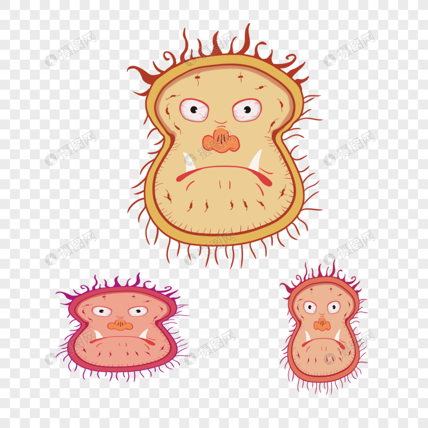 病毒与细菌图片