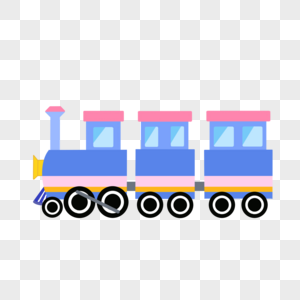 小火车卡通玩具火车高清图片