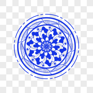 手持青花油纸伞的旗袍美女高清图片青花瓷宣传海报高清图片青花瓷纹样