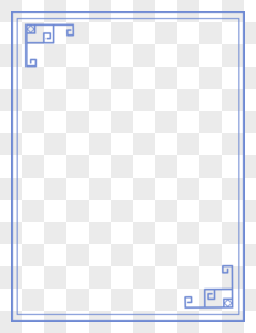 线条风几何边框图片