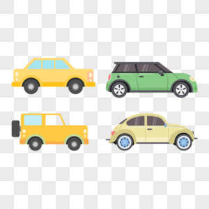 车辆汽车图标免抠矢量插画素材图片