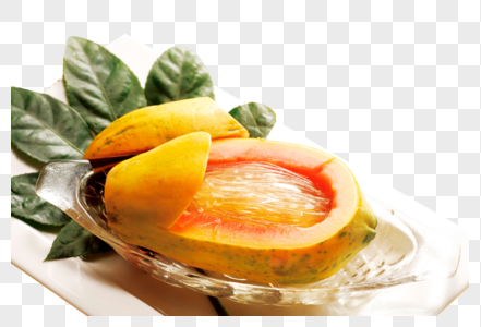 木瓜炖原味翅高清图片